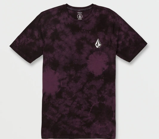 VOLCOM ICONIC STONE DYE MANCHES LONGUES MULBERRY