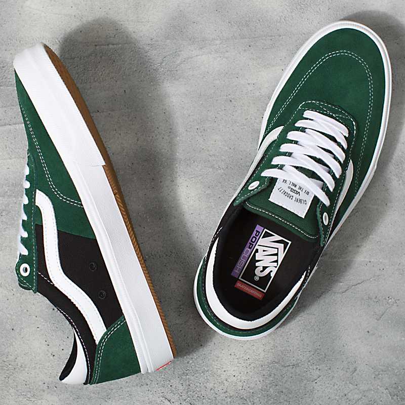 VANS GILBERT CROCKETT VERT FONCÉ / BLANC