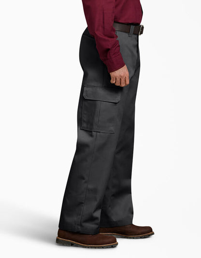 DICKIES RELAXED FIT STRAIGHT LEG CARGO PANT BLACK