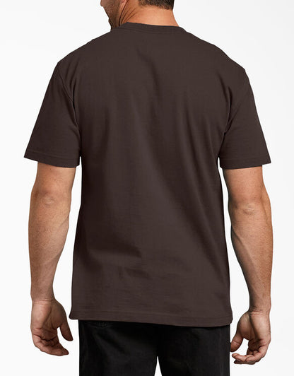 DICKIES SHORT SLEEVE WORK SHIRT DARK BROWN