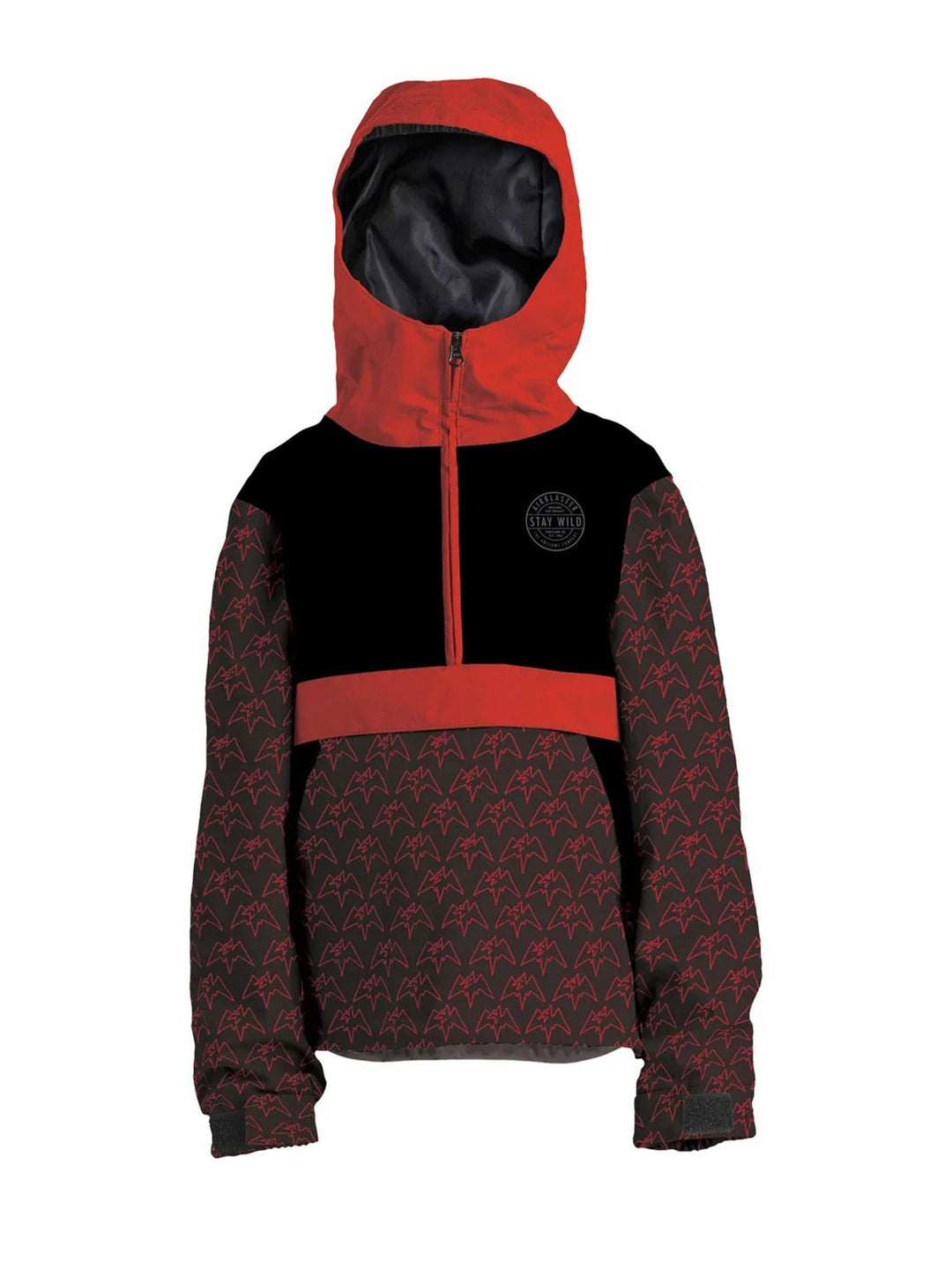 AIRBLASTER YOUTH TRENCHOVER JACKET CRIMSON TERRY