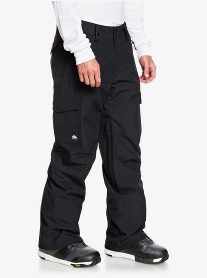 Boys 8-16 Mash Up Technical Snow Bib Pants - True Black