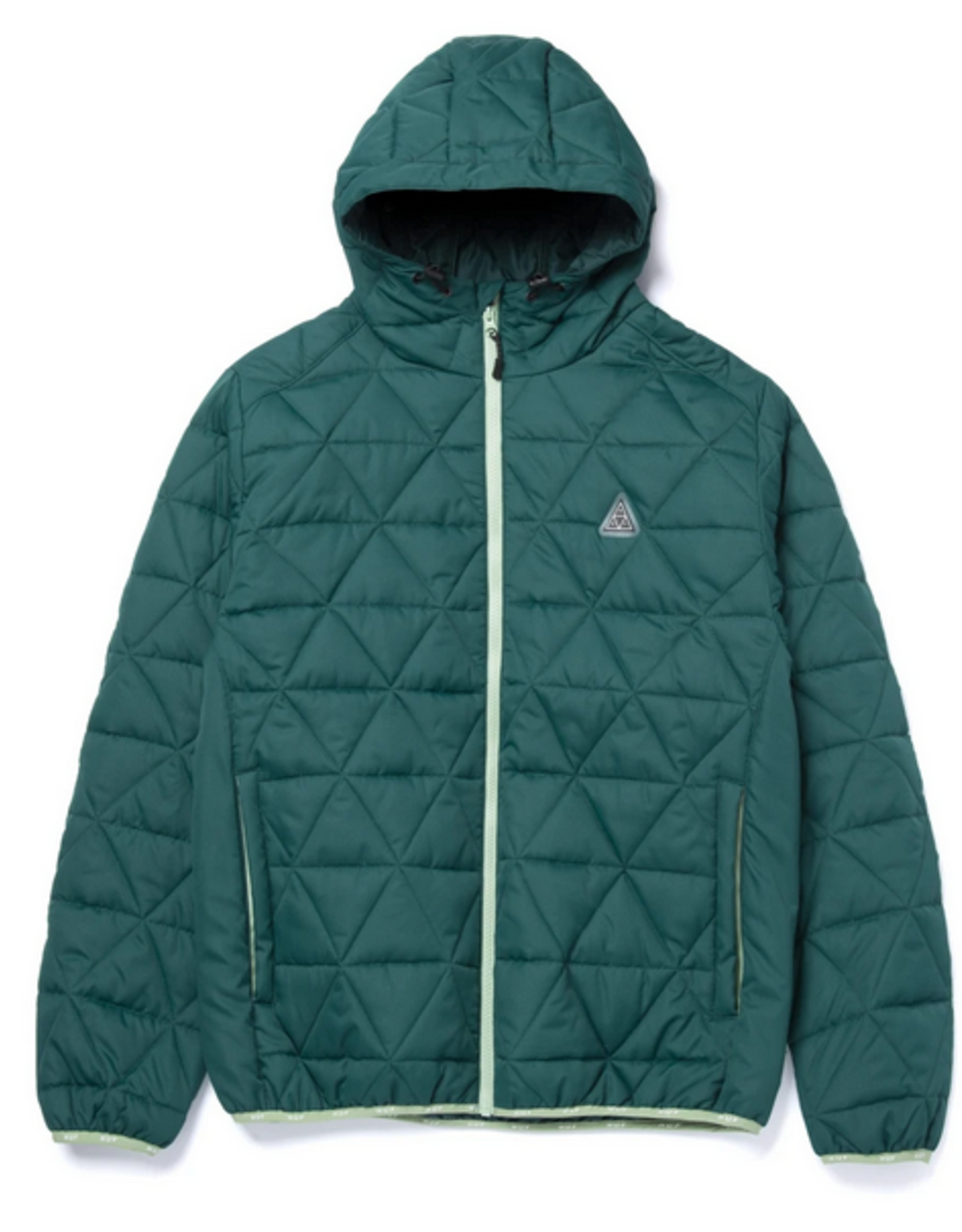 HUF POLYGON QUILTED JACKET SYCAMORE