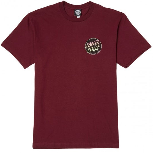 T-SHIRT SANTA CRUZ CONTRA DOT MARRON