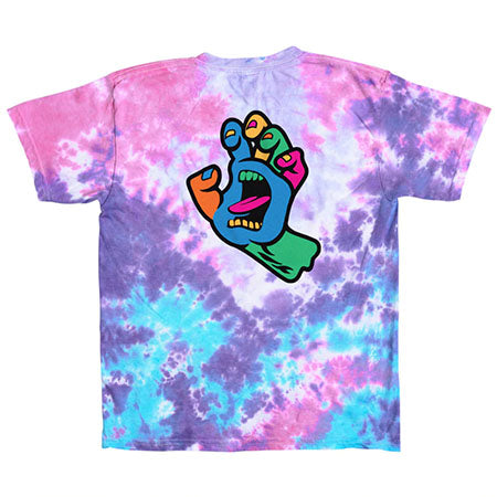 SANTA CRUZ COTTON CANDY SCREAMING HAND FUSION YOUTH TEE