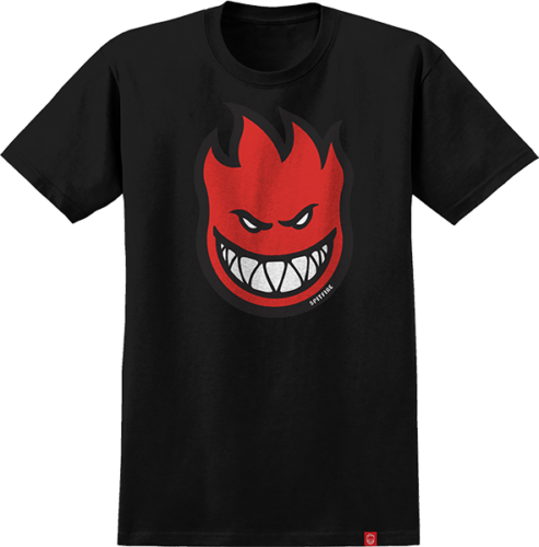 T-SHIRT SPITFIRE BIGHEAD FILL JEUNESSE NOIR ROUGE