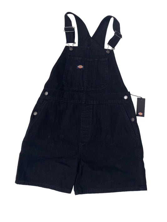 DICKIES WOMANS OVERALL SHORTS BLACK