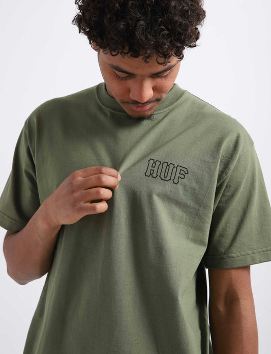 HUF SET H SS TEE OLIVE