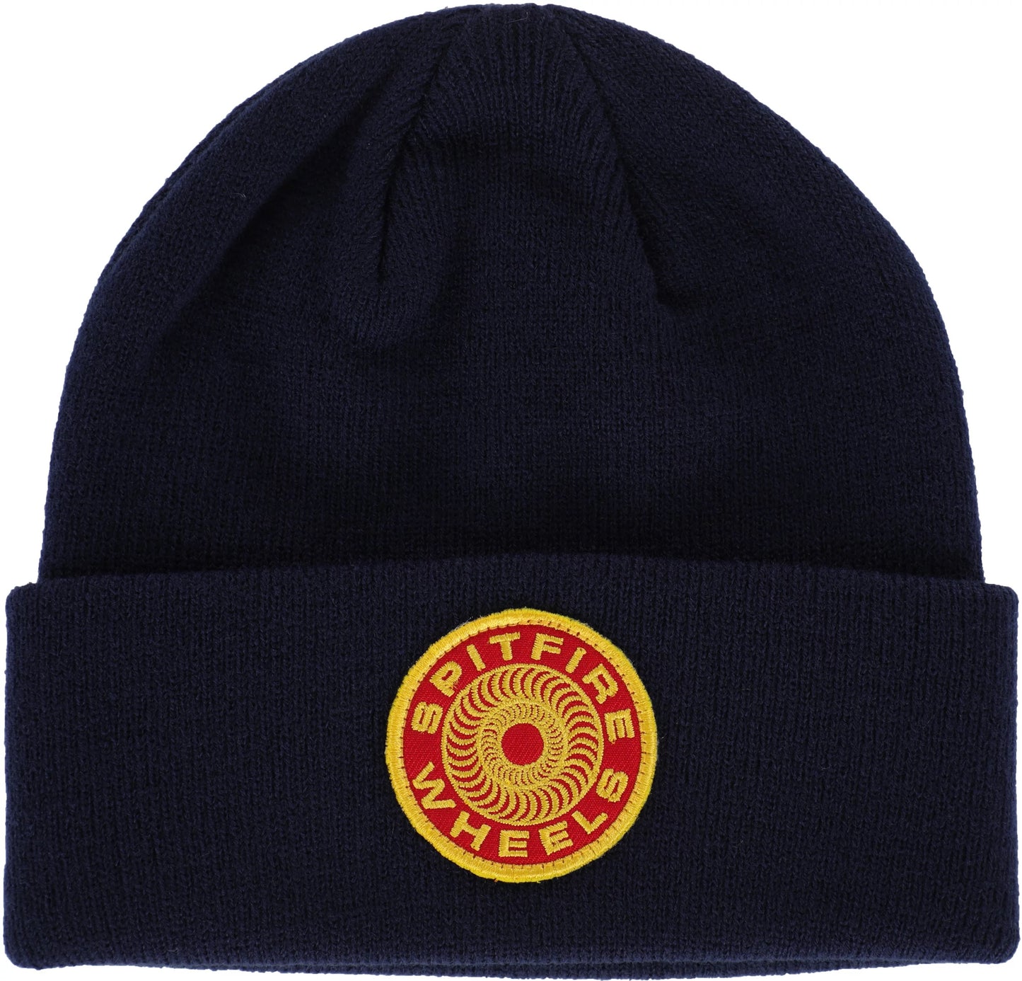 SPITFIRE CLASSIC 87 SWIRL PATCH CUFF BEANIE NAVY/RED/GOLD