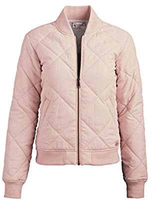 DICKIES QUILTED BOMBER PINK