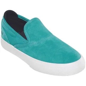 EMERICA WINO G6 SLIP ON YOUTH SHOE AQUA