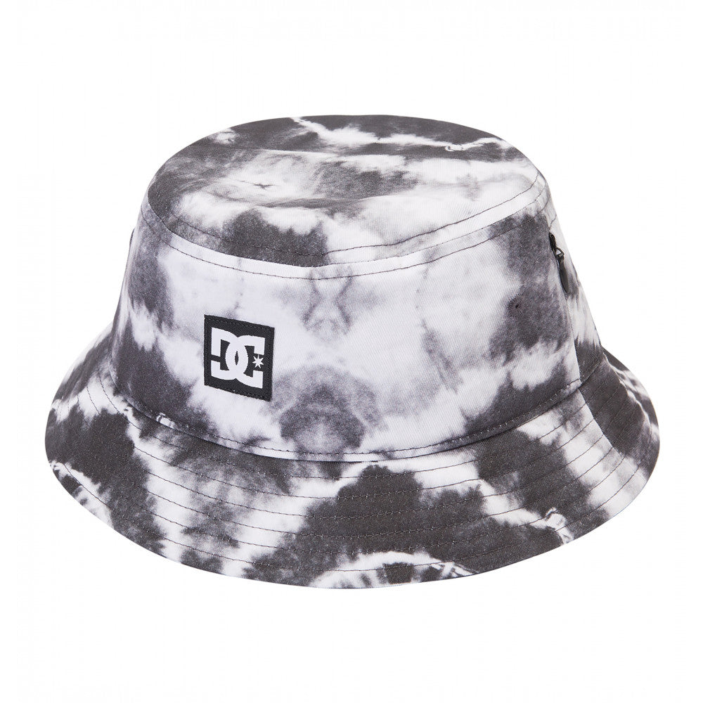 DC RIP TIDE BUCKET HAT WHITE/BLACK