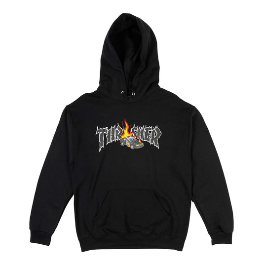 THRASHER COP CAR HOODIE BLACK