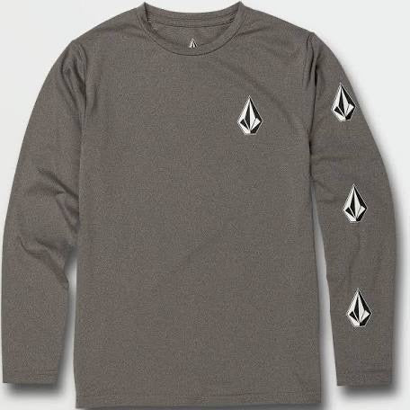 VOLCOM JEUNESSE DEADLY STONES LS TEE GRIS