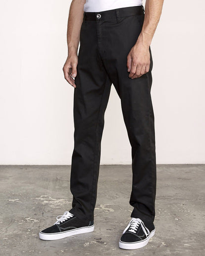 RVCA THE WEEKEND STRETCH PANT BLACK