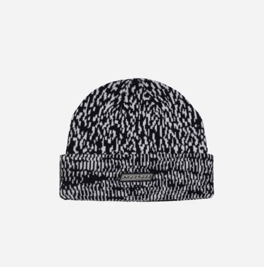 CORDUROY TUNE OUT BEANIE BLACK