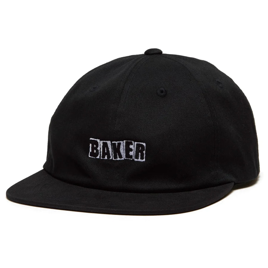 CHAPEAU AVEC LOGO DE LA MARQUE BAKER NOIR