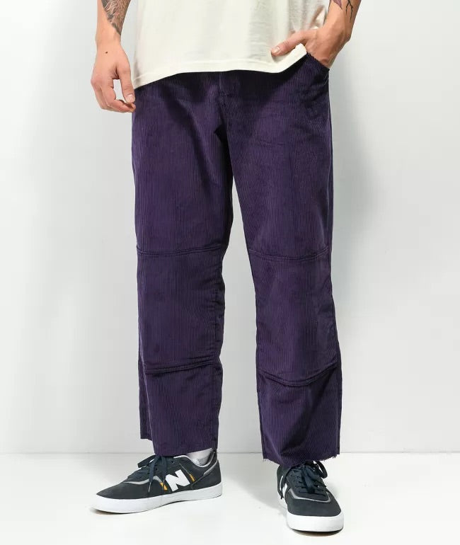 DICKIES FRANKY PANTALON EN VELOURS CÔTELÉ VIOLET