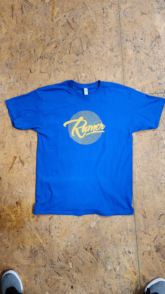 RUMOR 'RITCHIE' YOUTH TEE BLUE YELLOW