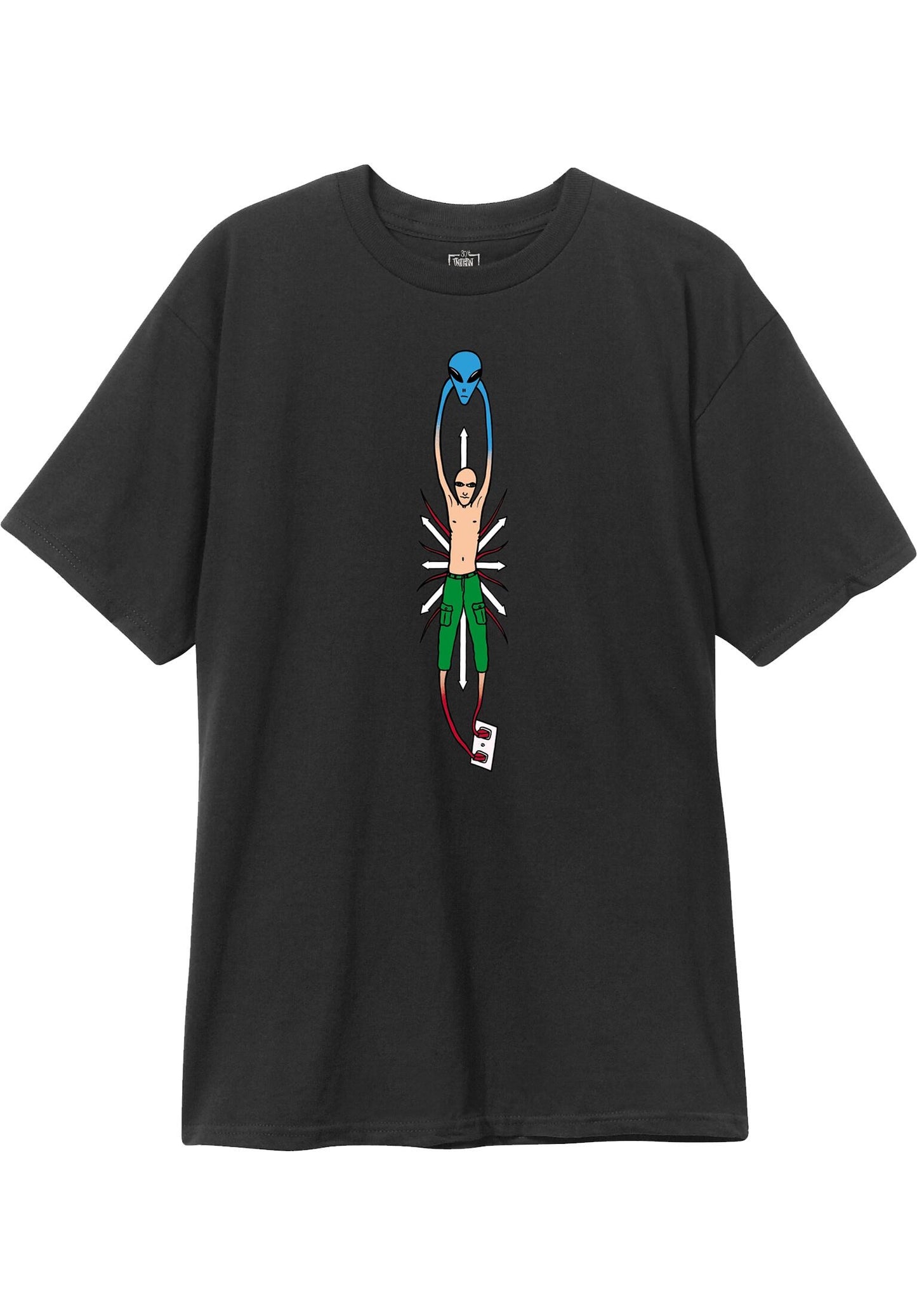 NEW DEAL VALLELY ALIEN T-SHIRT NOIR