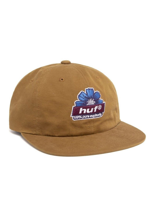 HUF 100% PURE 6 PANEL HAT TOFFEE