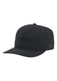 NIXON DELTA FF HAT BLACK L/XL