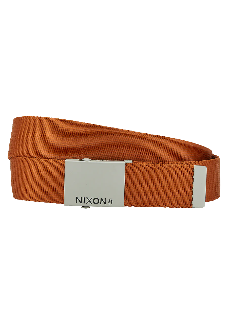 NIXON CADET BELT TOBACCO