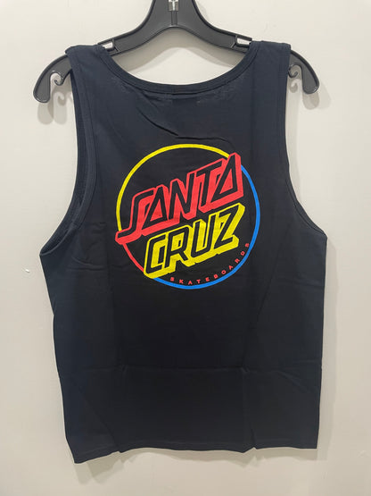 SANTA CRUZ OPUS IN COLOUR TANK BLACK