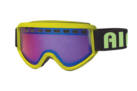AIRBLASTER AIR GOGGLE MATTE SLIME WOTH ROSE BLUE CHROME LENS