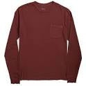 RVCA PTC VOLÉ MANCHES LONGUES ROUGE