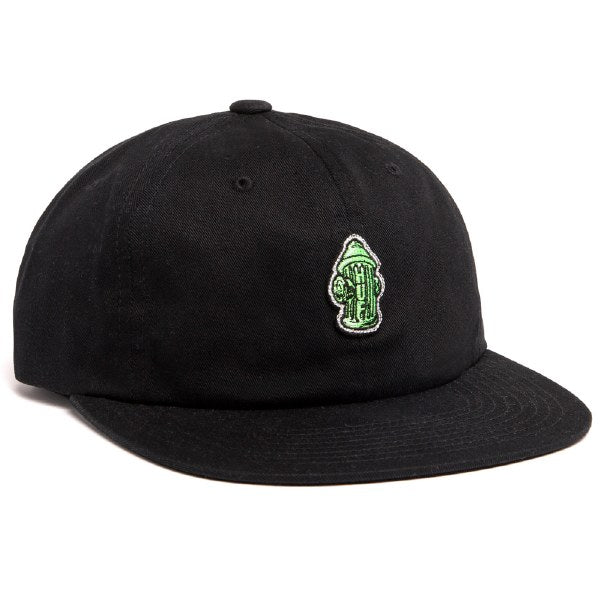 HUF HYDRANT UNSTRUCTURED 6 PANE HAT BLACK