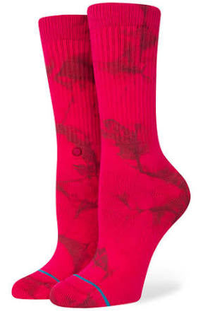 CHAUSSETTES STANCE ZIPPY CREW ROSE