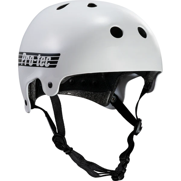 CASQUE PRO-TEC OLD SCHOOL CERT BLANC BRILLANT