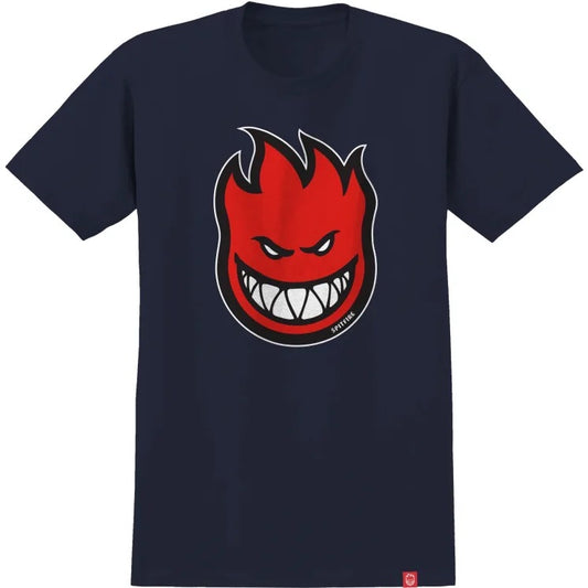 SPITFIRE BIGHEAD FILL YOUTH SS TEE MARINE ROUGE