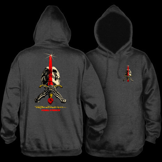 POWELL PERALTA HOODY SKULL AND SWORD