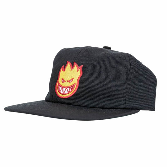 SPITFIRE BIGHEAD FILL SNAPBACK NOIR ROUGE OR