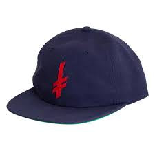 DEATHWISH GANG LOGO WOOL SNAPBACK NAVY OS