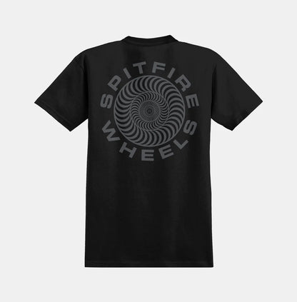 TEE SPITFIRE CLASSIC 87 SWIRL SS NOIR GRIS