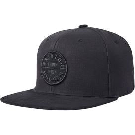 BRIXTON OATH III SNAPBACK NOIR NOIR