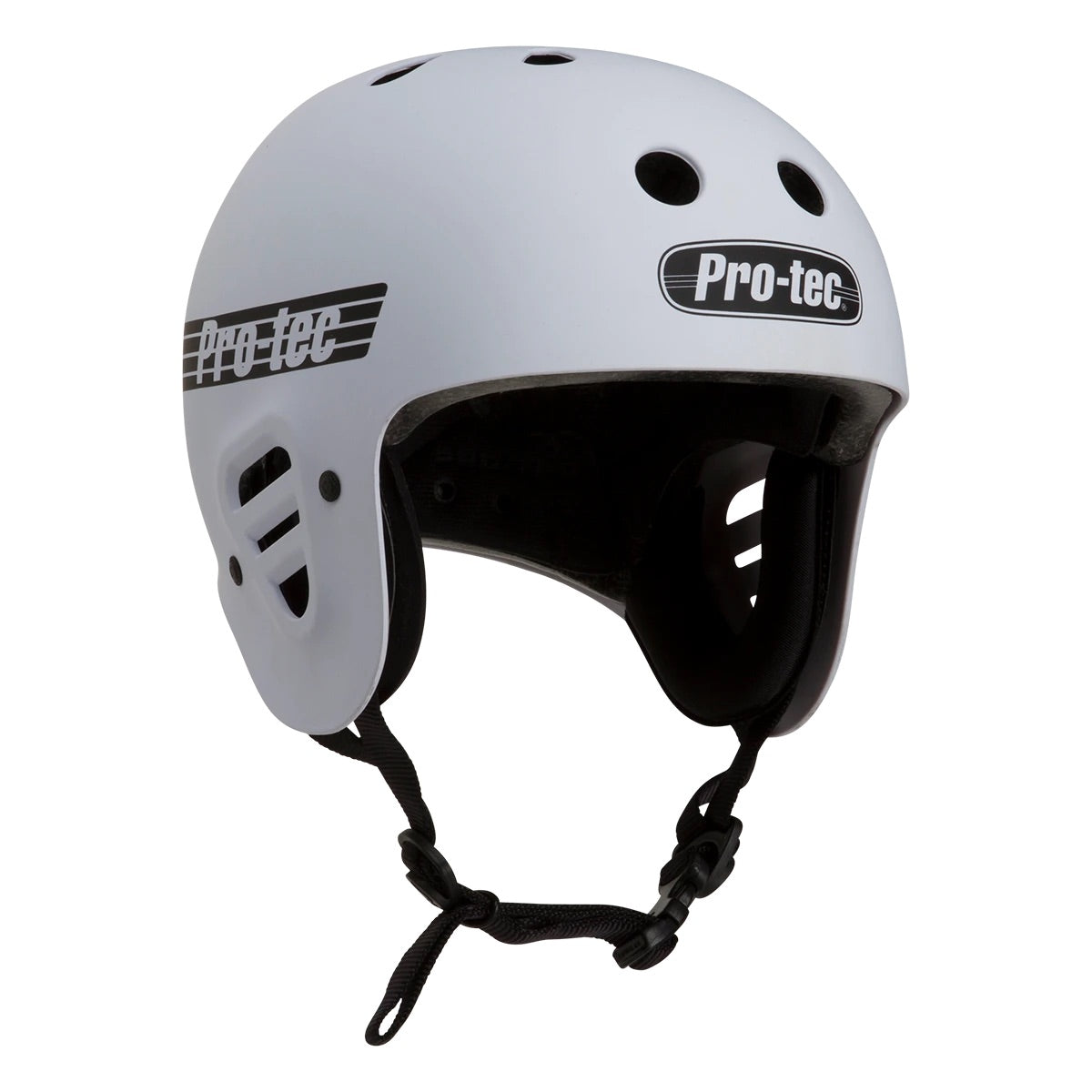 CASQUE DE SKATE CERTIFIÉ PROTEC FULL CUT BLANC MAT