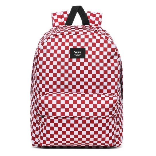 SAC À DOS VANS OLD SKOOL ROUGE CHECKER