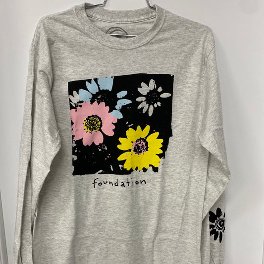 FOUNDATION DAISY L/S TEE GREY