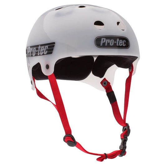 PRO-TEC THE BUCKY SKATE HELMET TRANSLUCENT WHITE