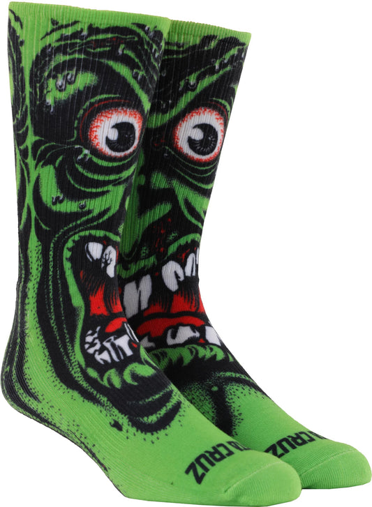 SANTA CRUZ SOCKS ROSKOPP FACE GREEN