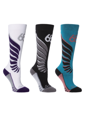 686 WOMENS LIBERT’A SOCK 3 PACK