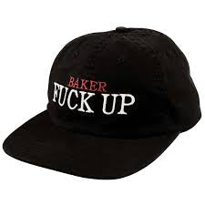 BAKER FUCK UP SNAPBACK NOIR OS