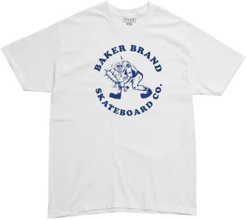 T-SHIRT BLANC BAKER SLUGGER