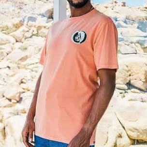 VOLCOM STONE SPLIT TEE CORAIL