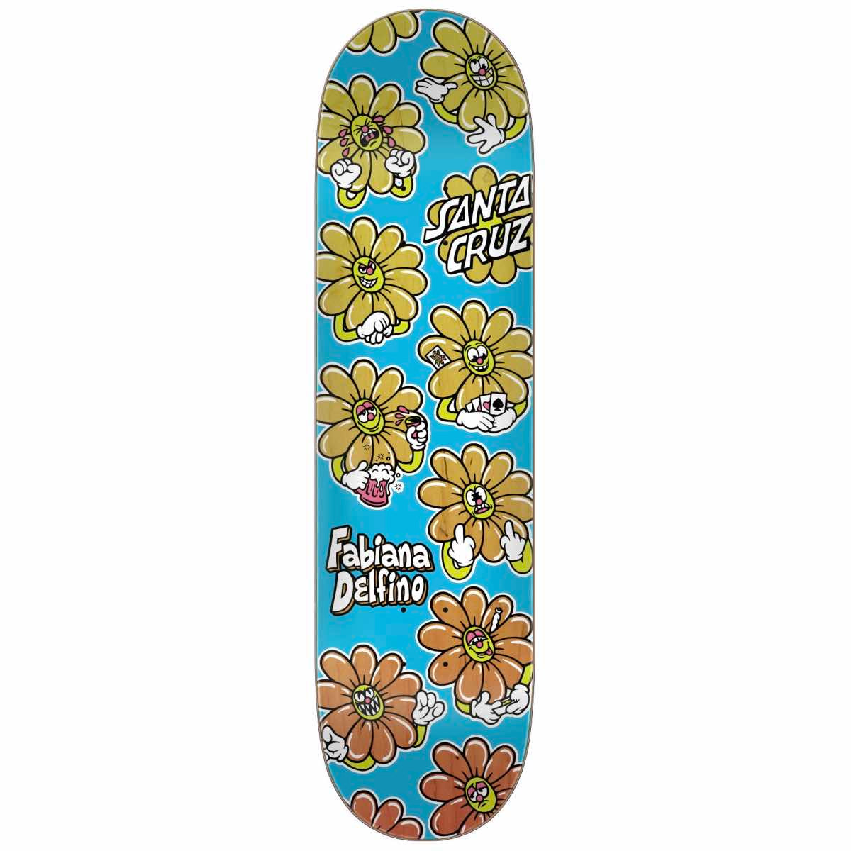 SANTA CRUZ VX DECK DELFINO WILDFLOWER 8.25” X 31.6”