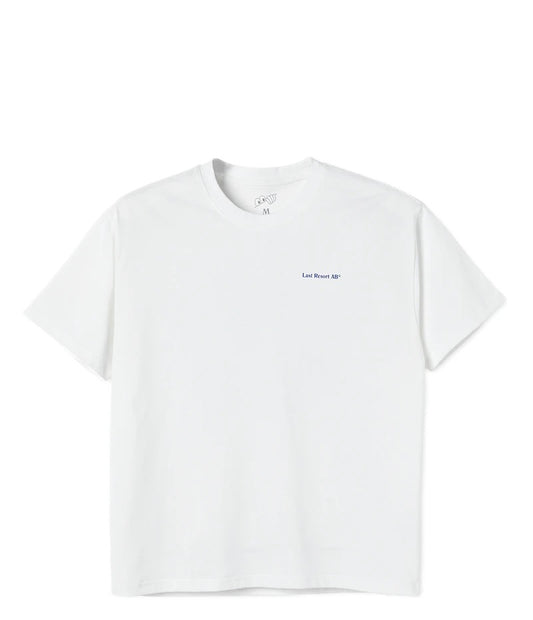 LAST RESORT AB TEE WORLD BLANC/BLEU